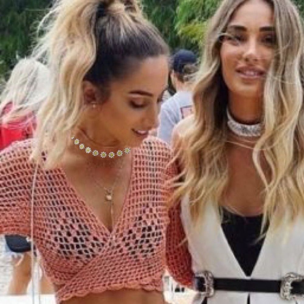❤️065❤️ Sweet Daisy‎ Chain Coachella Music Festival Ready Necklace